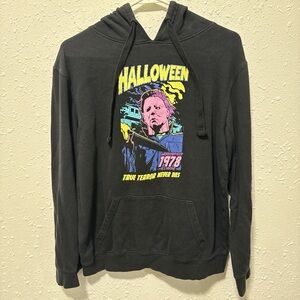 Halloween Graphic Black Hoodie